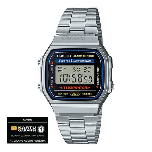 CASIO A168WA A-168WA ORIGINAL GARANSI RESMI