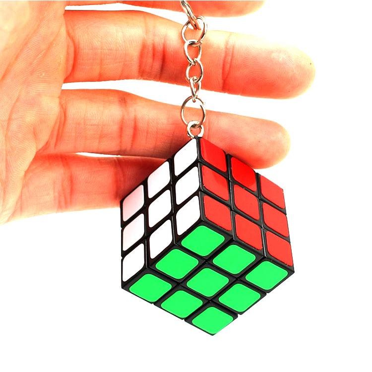 Rubik GANCI 3x3 Mini Ukuran 3cm Mainan Anak Edukatif Murah