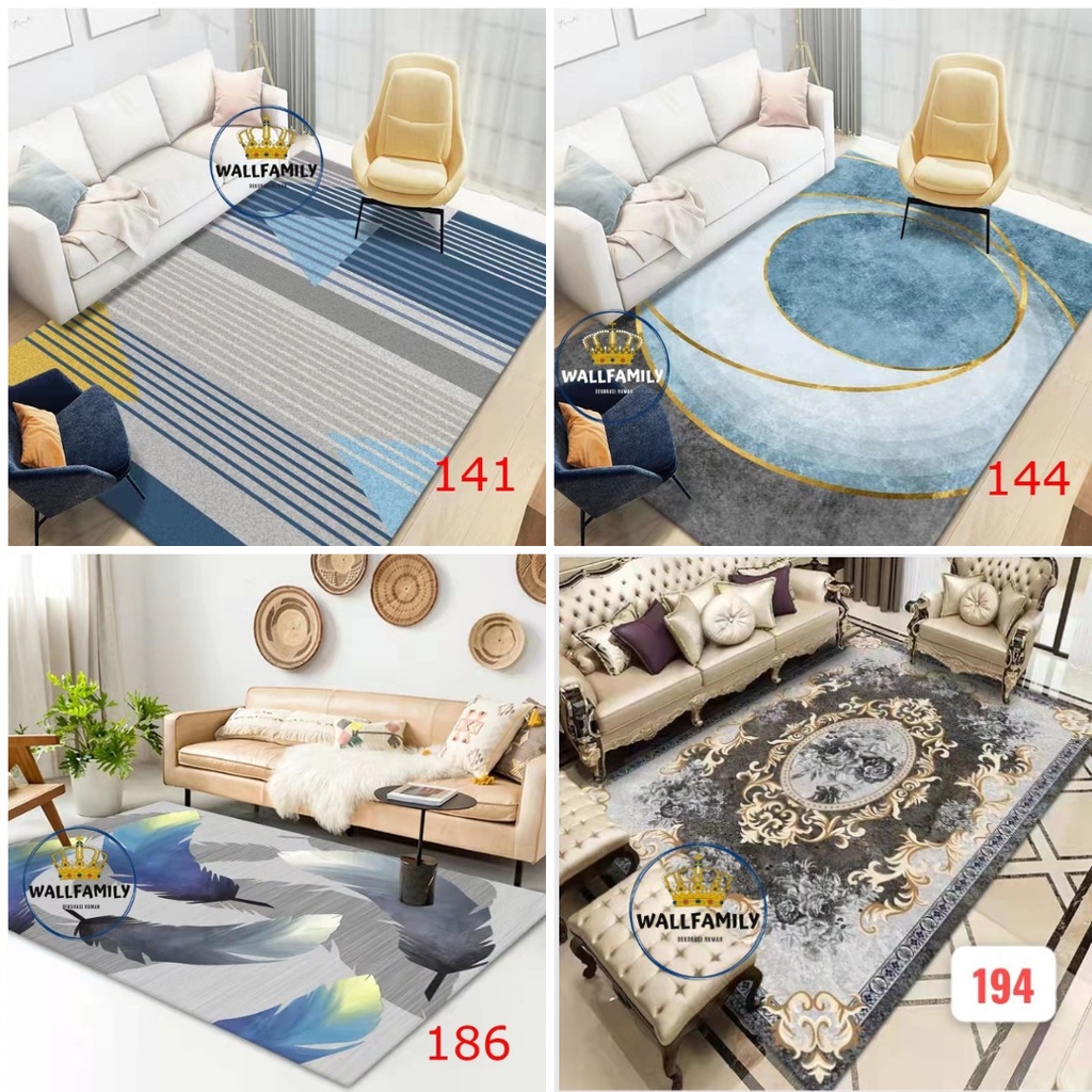 Karpet Eropa Import Polyester 150x200 CM (New Sale)