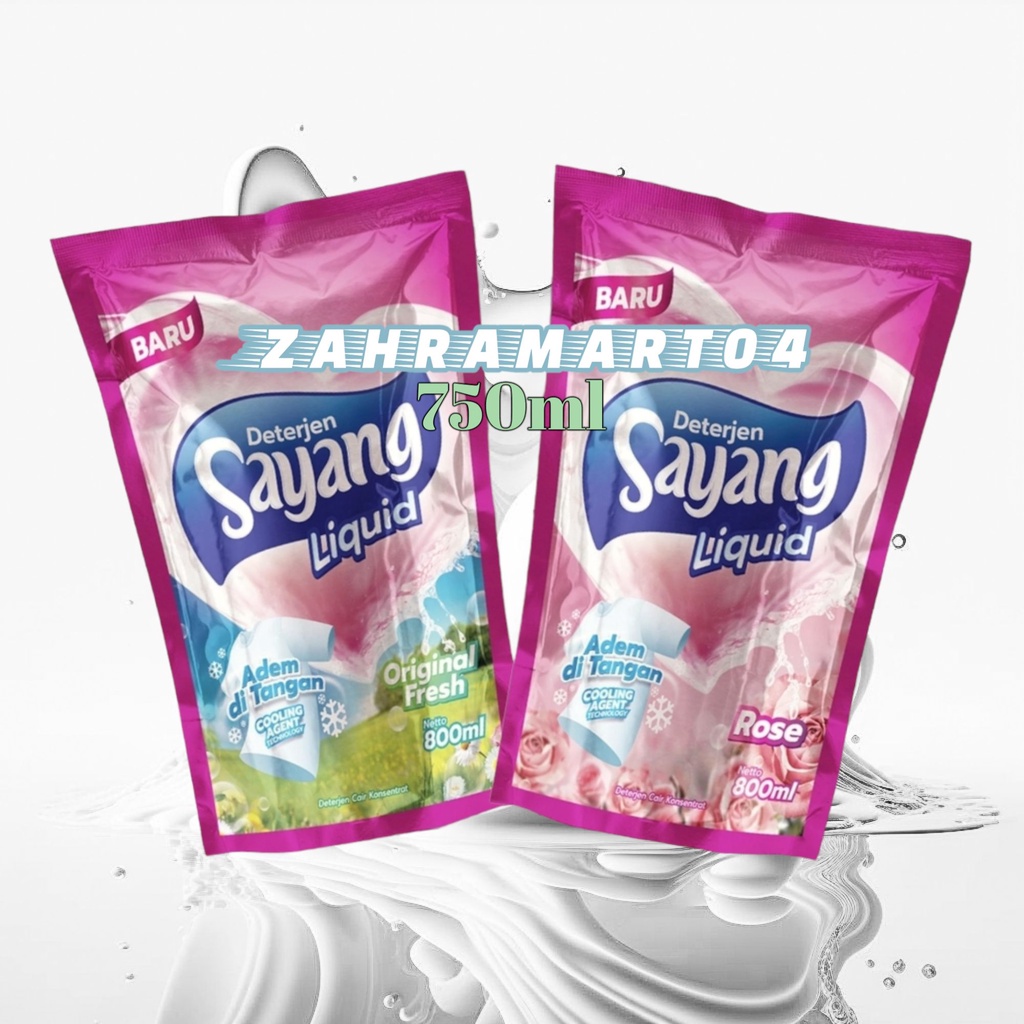 Sayang Original Fresh Liquid Detergent 750ml