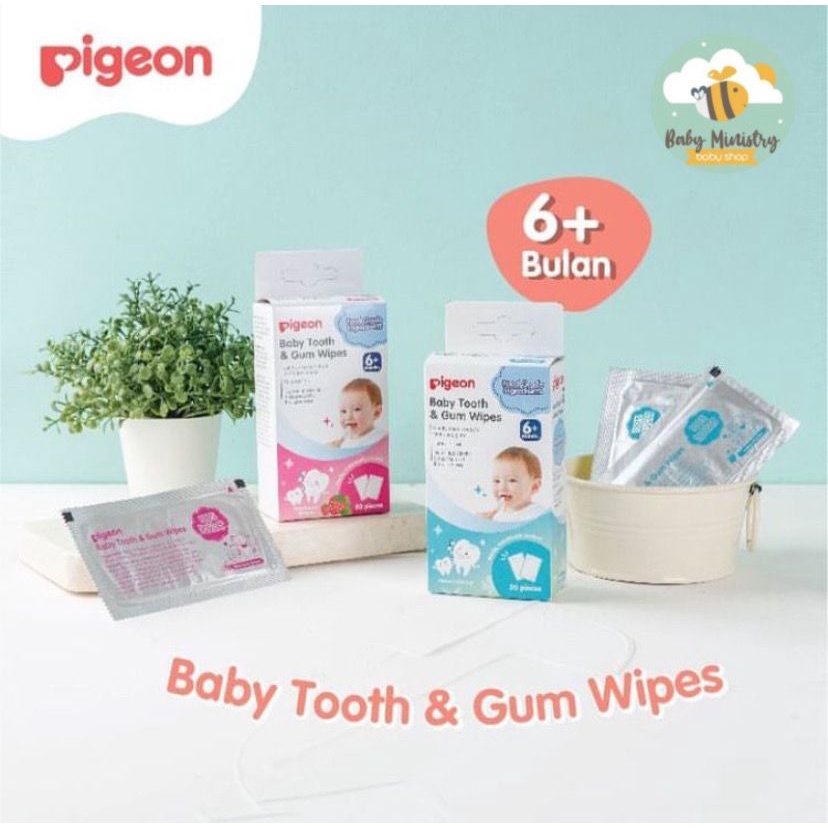 (NEW) PIGEON BABY TOOTH AND GUM WIPES / FOOD GRADE / PEMBERSIH GIGI DAN GUSI BAYI / BEST SELLER