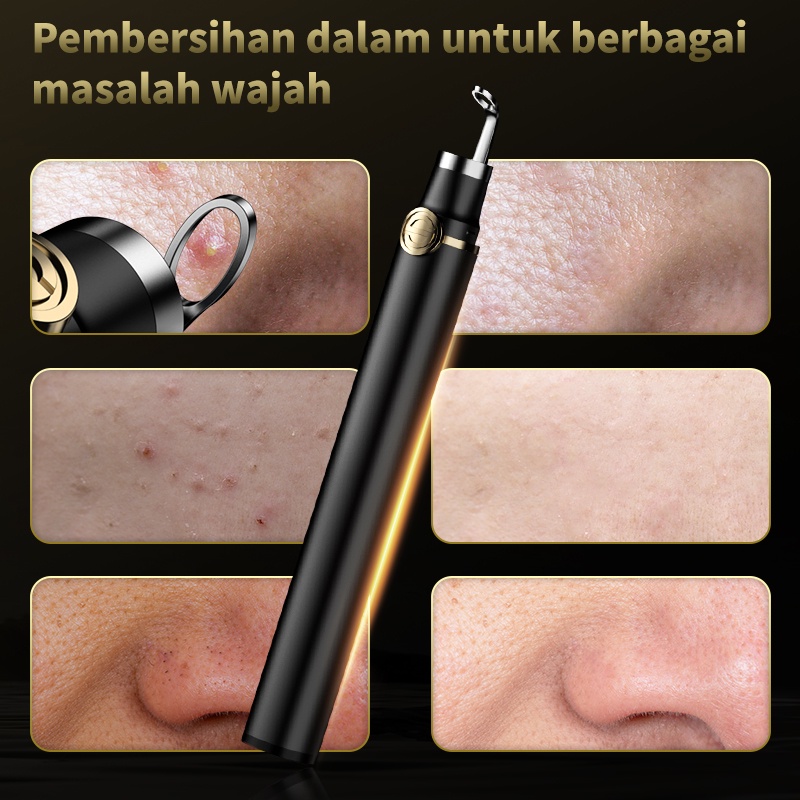 AmazeFan Penghilang Komedo Visual Alat penghilang komed Elektrik pembersih komedo 500W Kamera komedo hidung 20x Zoom&amp;WIFI Visualisasi penghilang komedo Listrik Wajah Blackhead Remover alat komedo Waterproof&amp;Tutup Magnetik Alat Pembersih Wajah