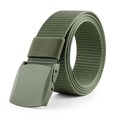 Promo Ikat Pinggang Pria Canvas Tactical Military Belt Sabuk Pria Anti Metal Detector - Kualitas Super