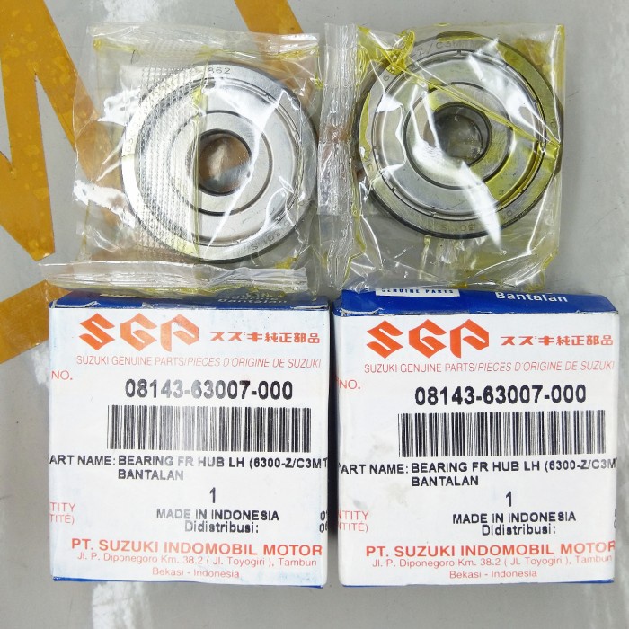 LAHER BEARING RODA DEPAN SET SHOGUN SP SHOGUN 125 ORIGINAL SGP