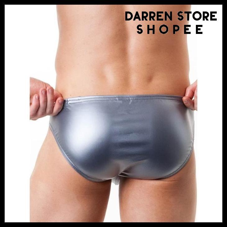 KODE: 004 SYNTHETIC LEATHER CELANA DALAM PRIA BRIEF SEXY  / JOCKSTRAP PRIA SEXY BRIEF UNDERWEAR CELA