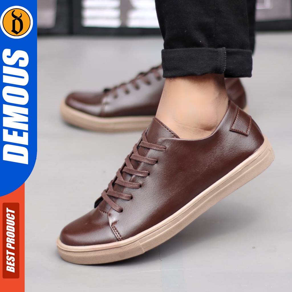 DEMOUS Chizuru - Sepatu Sneakers Casual Tali Pria