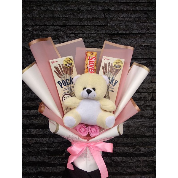 Buket Boneka Pocky Murah Lucu || Buket boneka wisuda