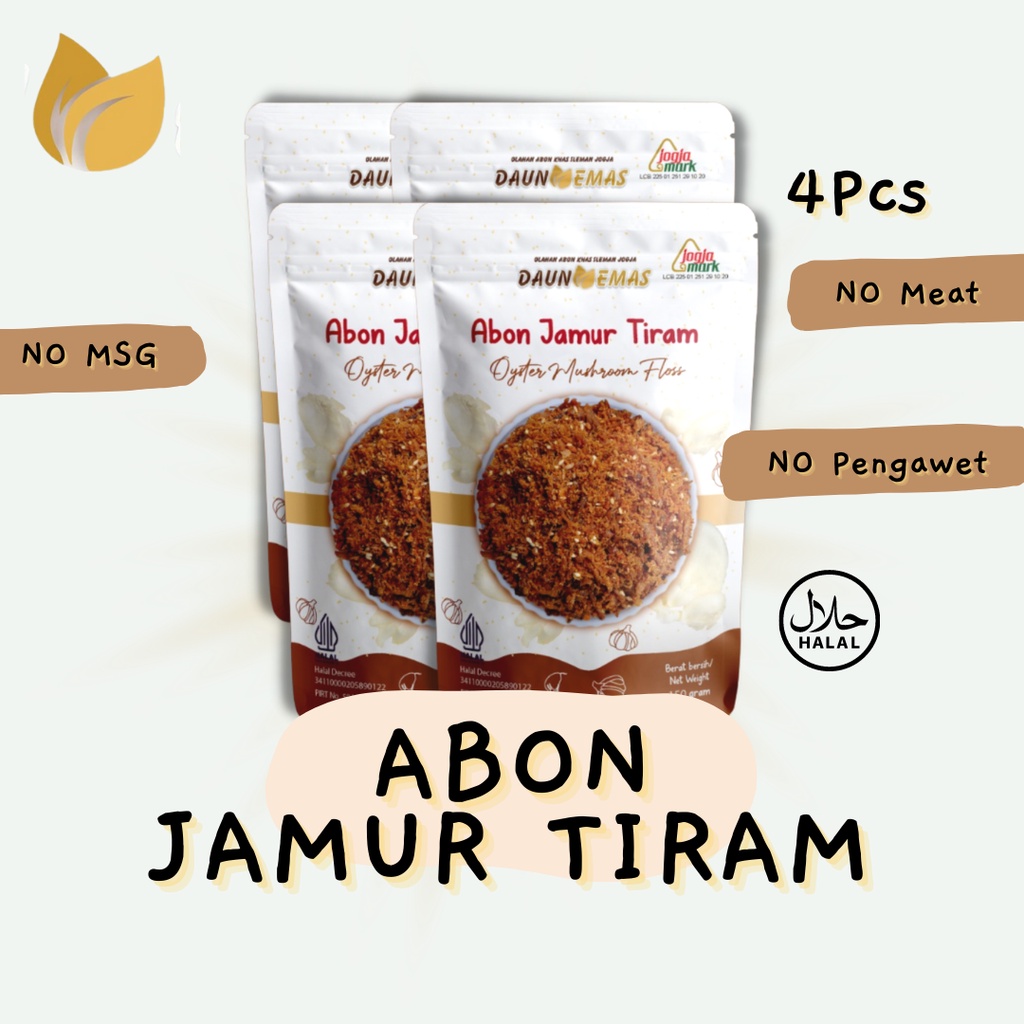 

Abon Jamur Tiram Daun Emas Quadruple Pack