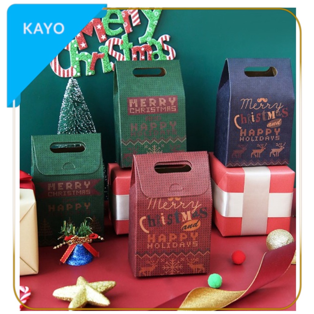 

Bag Craft Paper motif Christmas/Natal
