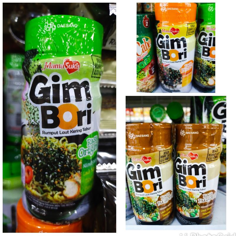 

Mama Suka Gim Bori Rumput Laut Kering Tabur