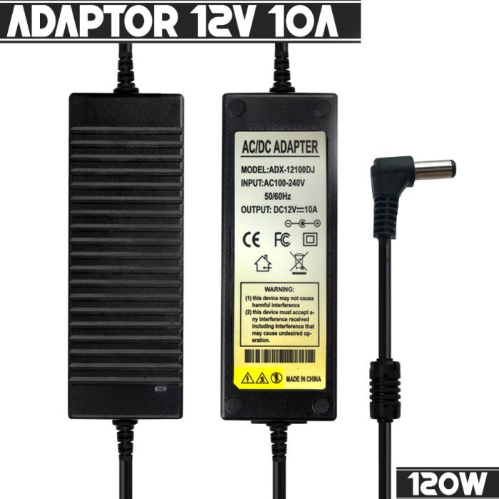 ADAPTOR DC 12V 10A MURNI UNTUK POMPA DC DUAL PUMP