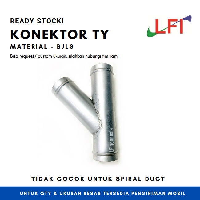 KONEKTOR TY - SELANG FLEXIBLE 4 INCH