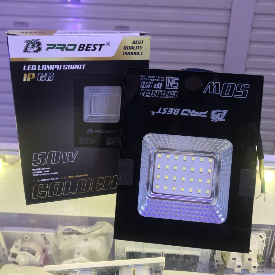 Lampu Outdoor LED Probest 200W Lampu Sorot Taman dan Luar Rumah Tahan Air Hujan