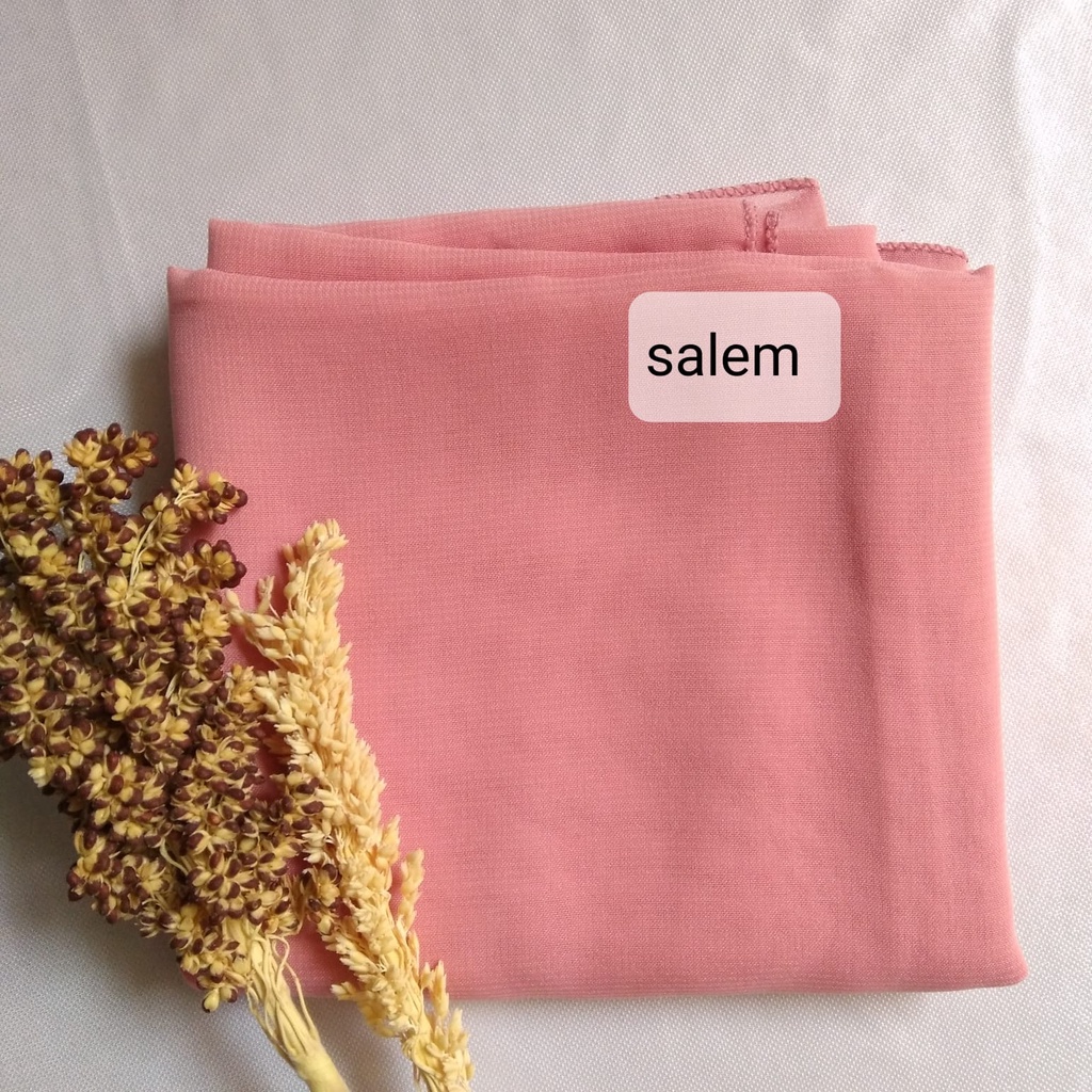 Kerudung Segi Empat BELLA SQUARE Premium Hijab Cantik Jilbab Kekinian Square Terbaru Salem