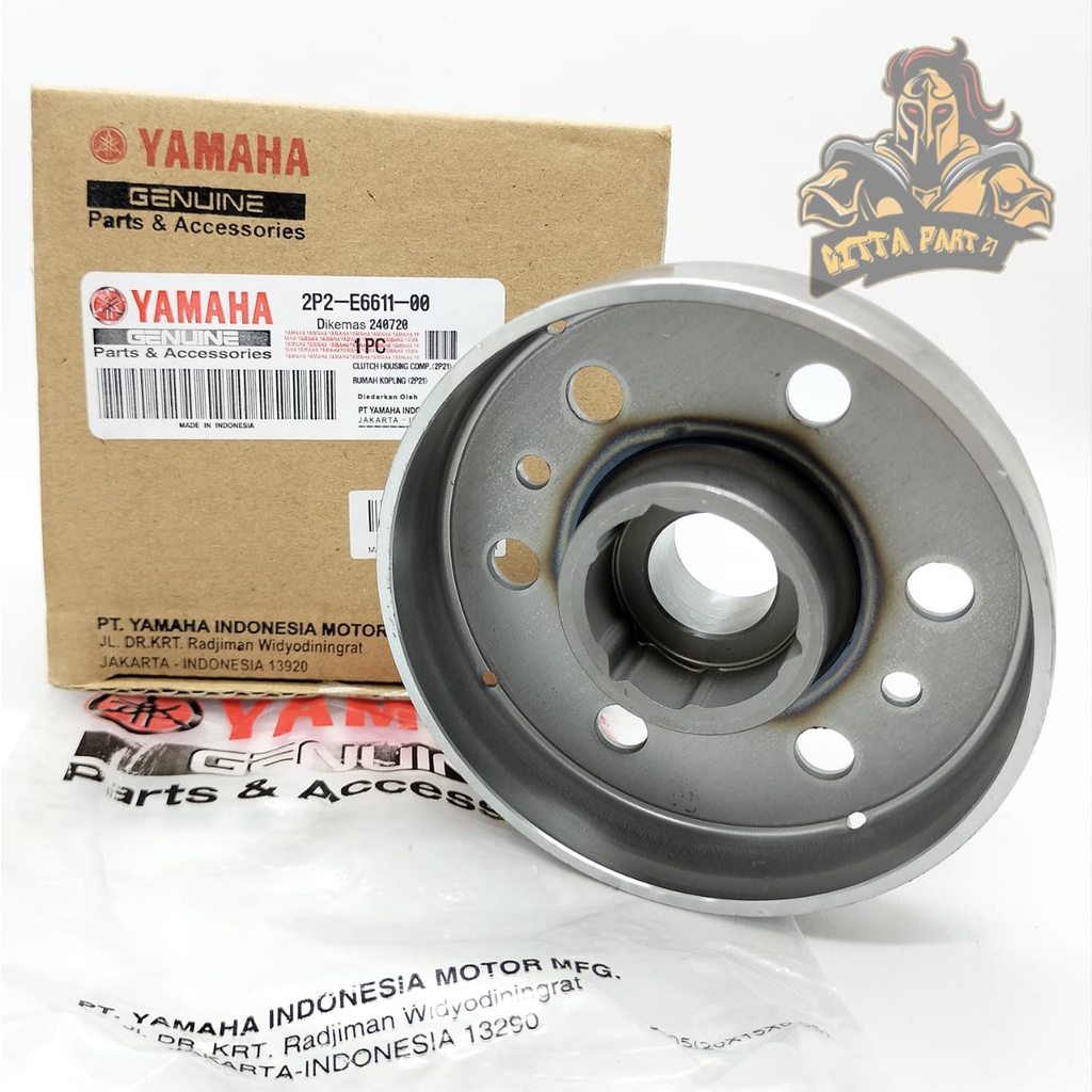 MANGKOK LONCENG KAMPAS KOPLING YAMAHA YGP 2P2/5TP 18T KUALITAS ASLI ORIGINAL YAMAHA YGP PRESISI BAHAN BERKUALITAS DAN DIJAMIN AWET JUPITER Z OLD LAMA JUPITER BURHAN VEGA R NEW