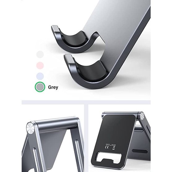 UGREEN Phone Stand Alumunium Desk Holder Dudukan HP Tablet iPad Universal