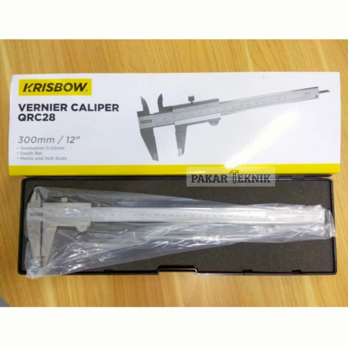 Krisbow Vernier Caliper/Jangka Sorong/Sigmat 300mm/12" QRC28 kw0600071