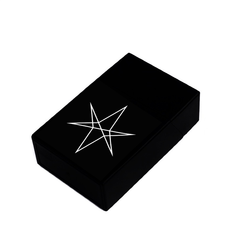 KOTAK ROKOK BOX HITAM /KADO ULANGTAHUN / KOTAK ROKOK PLASTIK / HADIAH /SOUVENIR /KADO COWOK/KOTAK RO