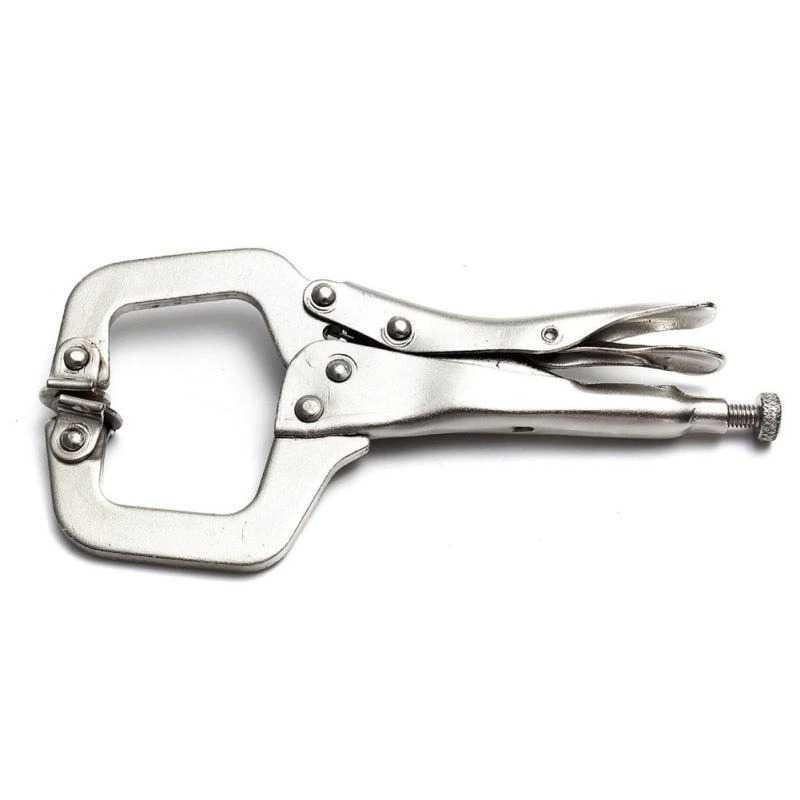 Tang Penjepit Vise Grip Welding Mouth C Clamp 11 Inch - A161 - Silver