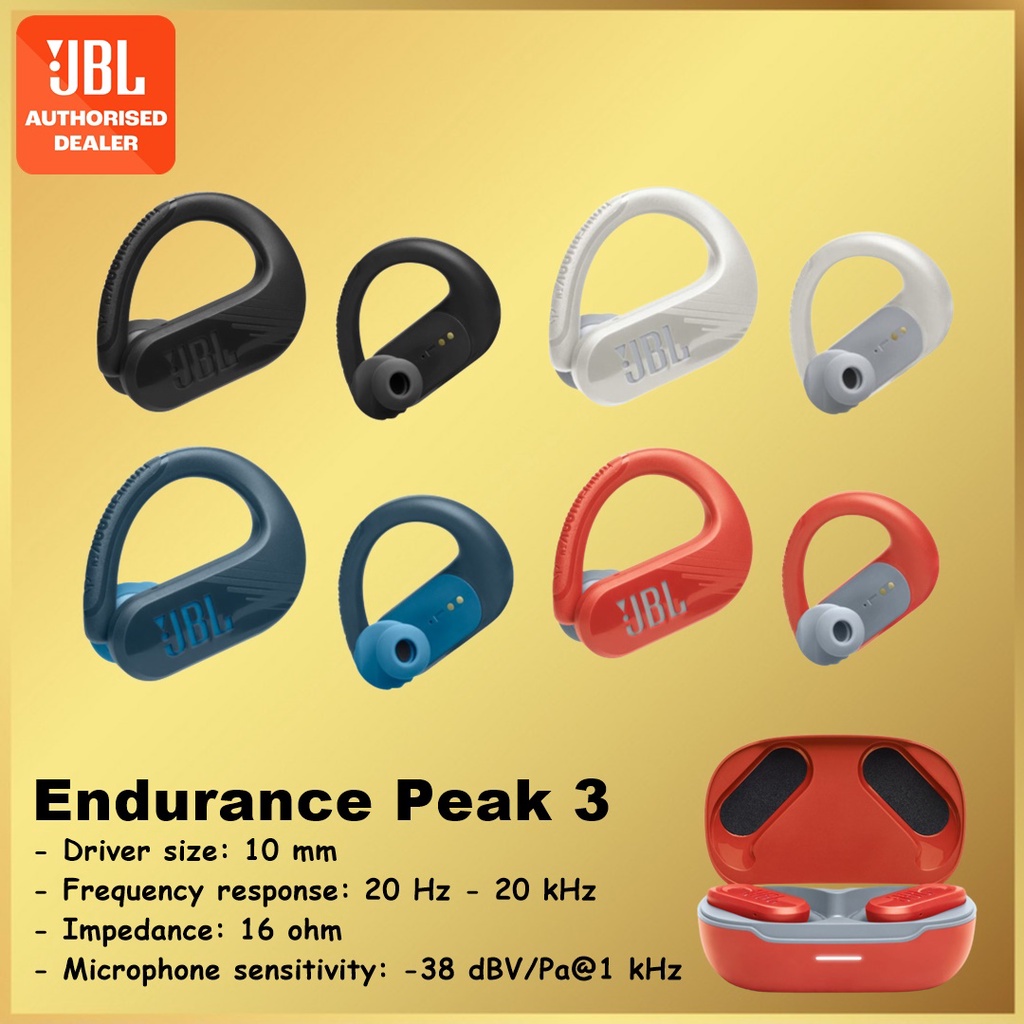 JBL Endurance Peak 3 III True TWS Wireless In-Ear Sports Headphones