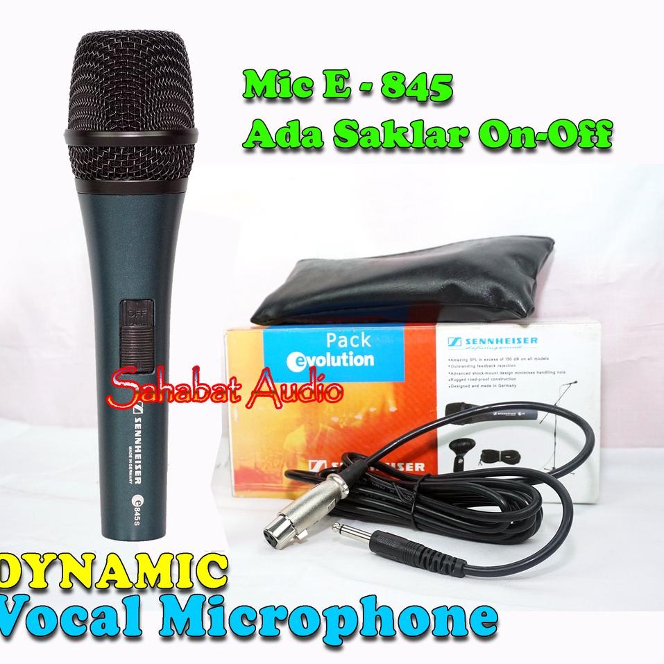 ➨ Mic Kabel E 845 Ada Saklar / Mic Kabel E 835S / Microphone Cable SENNHEISER E-835 / E845S / E 845 