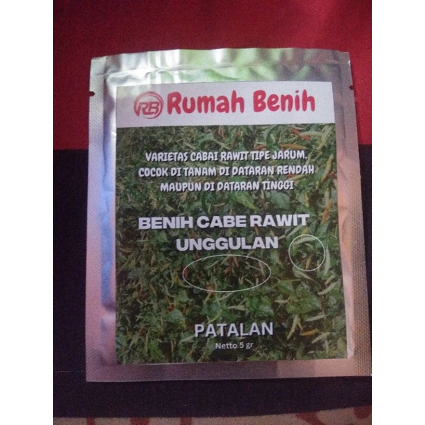 benih cabe rawit jarum 5gr