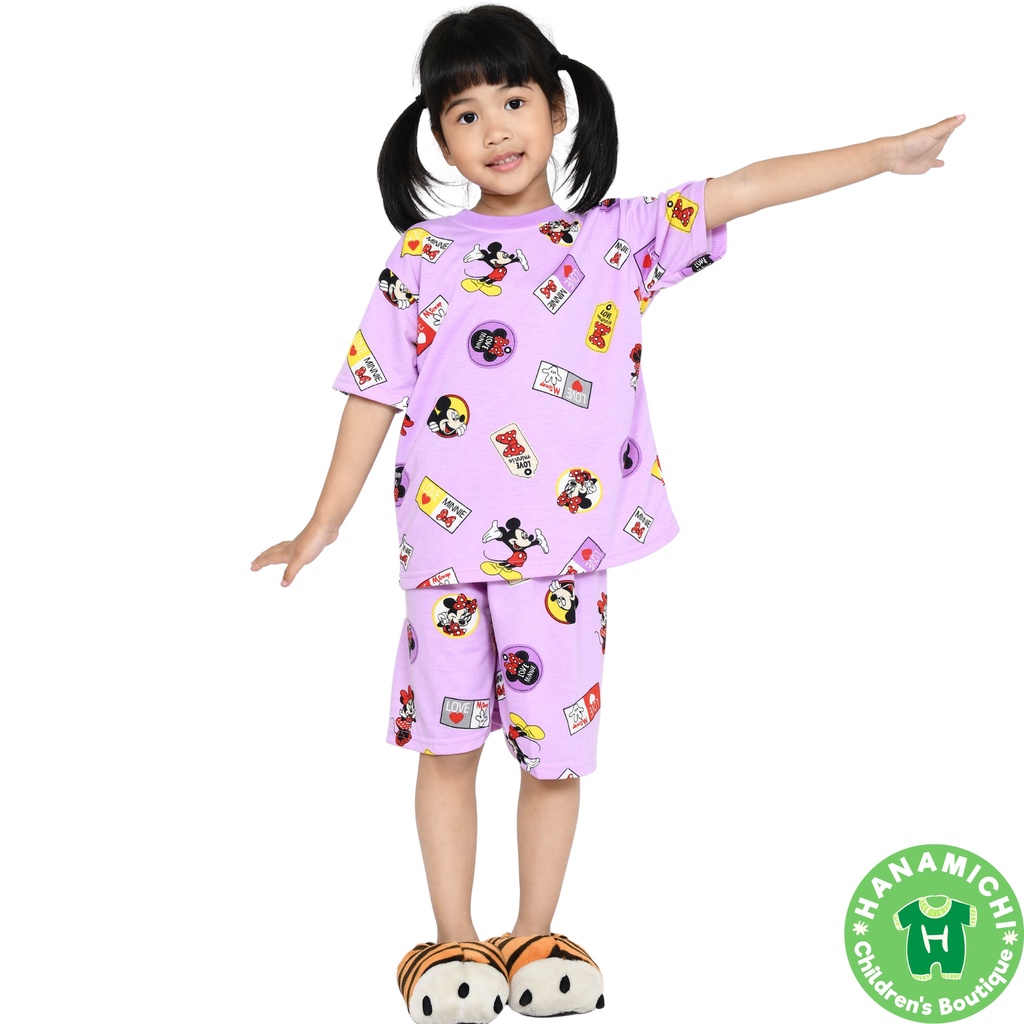 Hanamichi PURI.ST Setelan Baju Tidur Anak Lengan Pendek