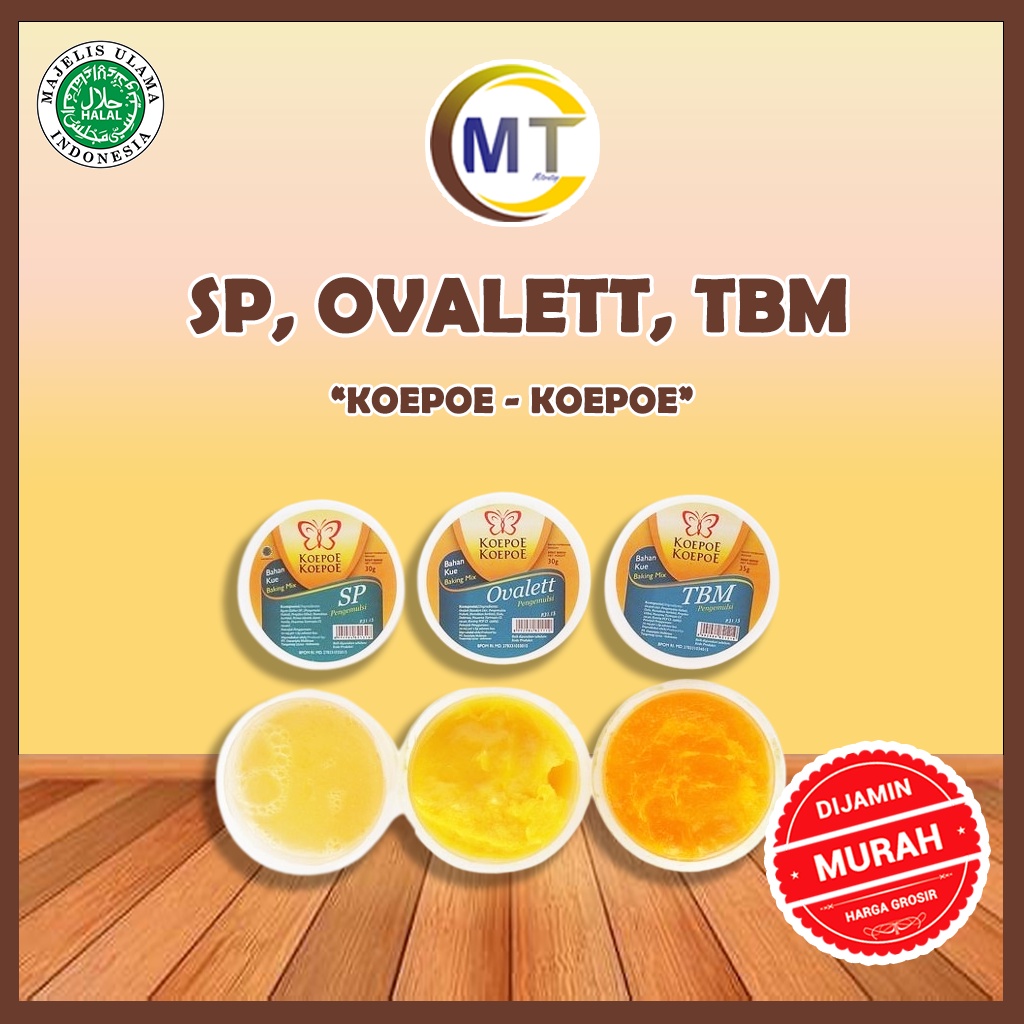 

SP TBM Ovalett Koepoe Koepoe 1 pack SP Emulsi Pengembang Kue TBM Emulsifier Pelembut Kue Ovalet Kupu Kupu Baking Mix Pengemulsi