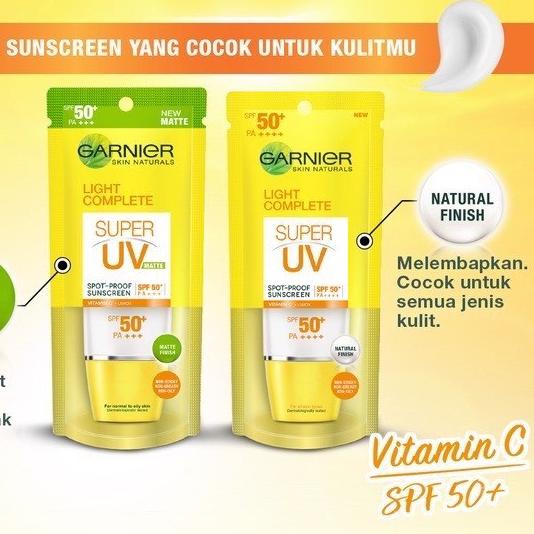 GARNIER Super UV Spot Proof Sunscreen SPF 50+ PA+++ Matte | Natural 30ml