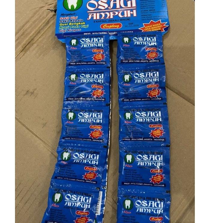 

(♥C6369] osagi obat sakit gigi isi 20 sashet 2 kapsul