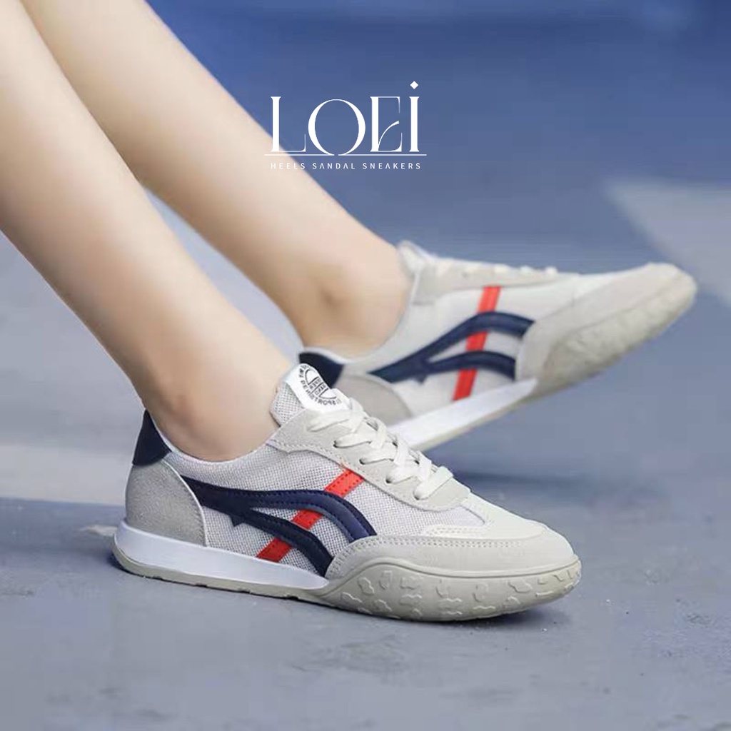 23802 Sepatu Import Wanita Terbaru Sneakers Kekinian