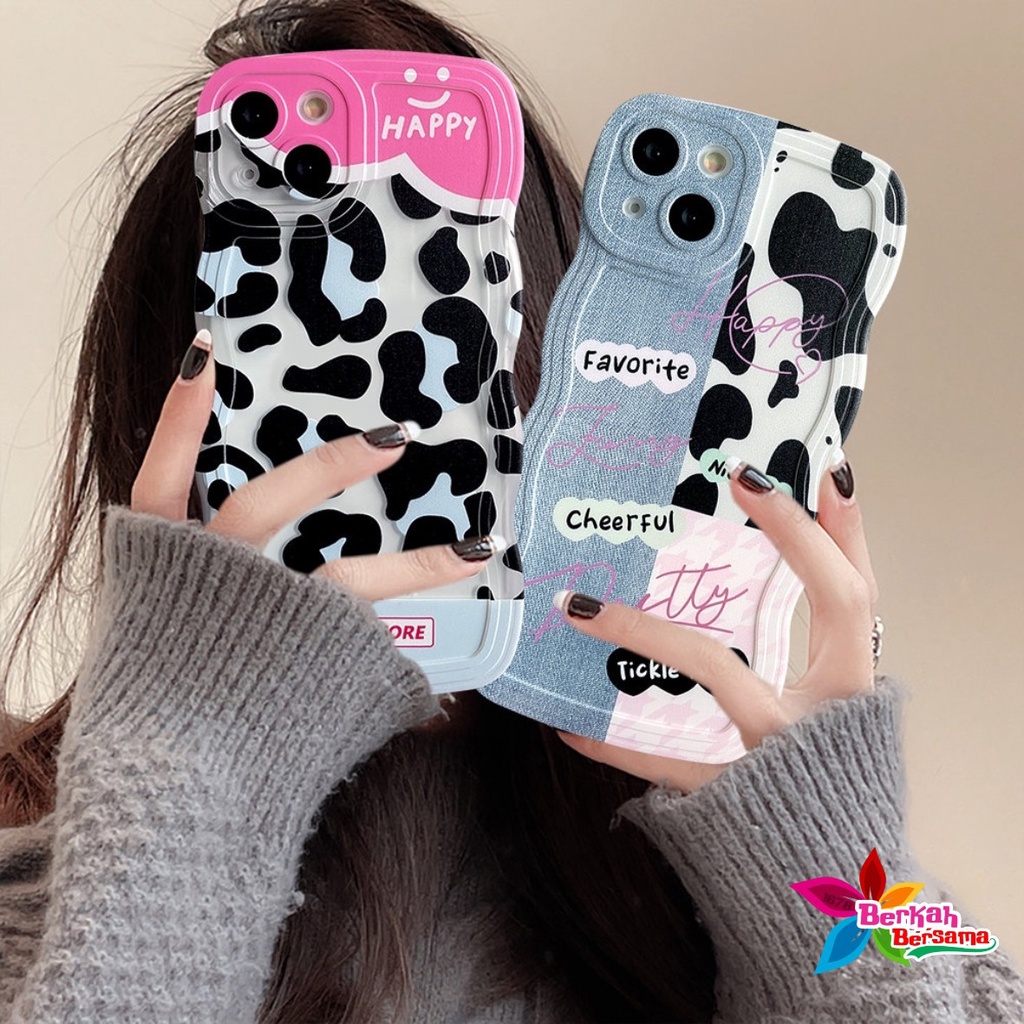 SS802 SOFTCASE PATCH DENIM LEOPARD FOR IPHONE 7 8 7+ 8+ X XS XR XS MAX 11 12 13 14 PRO MAX BB7837