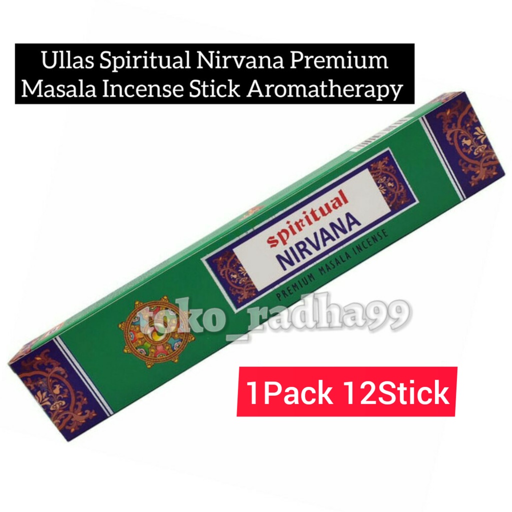 Dupa/Hio Ullas Spiritual Nirvana Premium incense Stick Aromatherapy 1Pack 12Stick