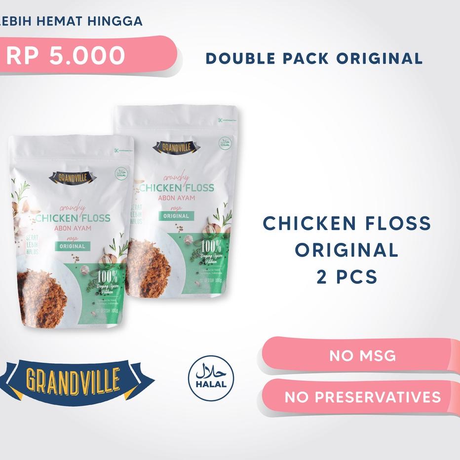 

♙ Grandville Abon AYAM Crunchy Double Pack Original ♘