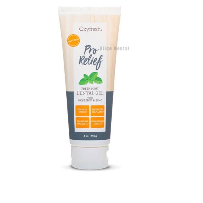 ► Oxyfresh gel pro relief / oxygel dental gel / oxygene prorelief ✰