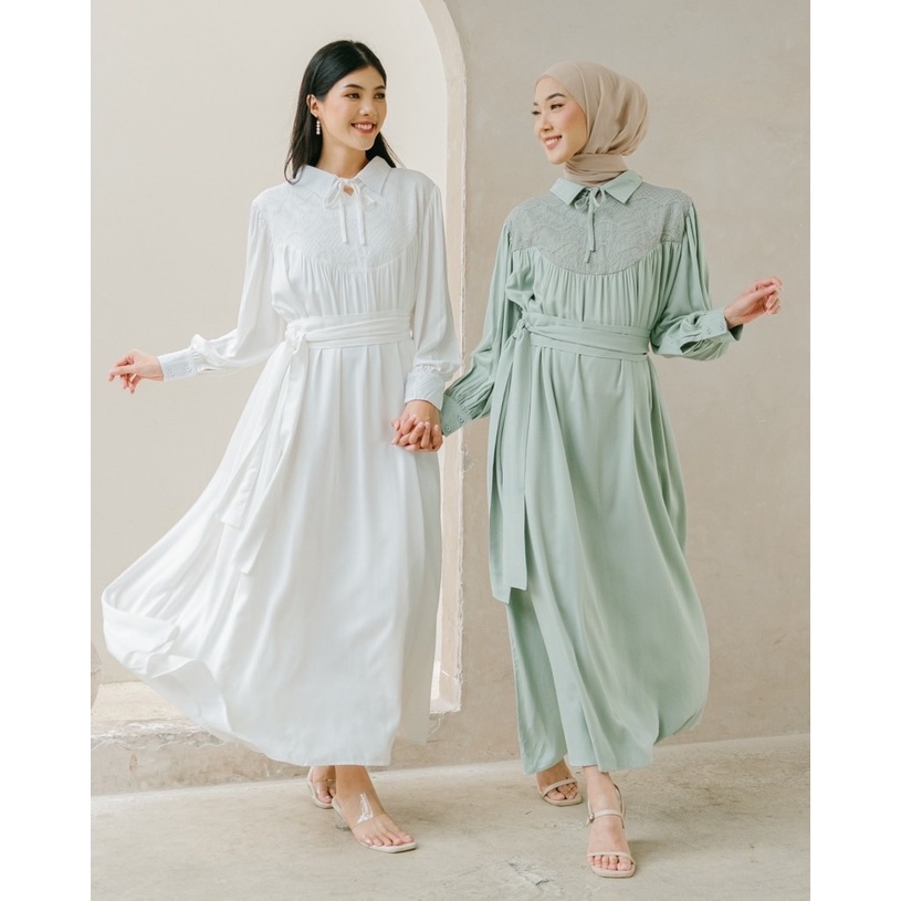 Myrubylicious AMOERA MAXI DRESS  | DRESS | DRESS WANIRA | DRESS BROCADE | BAJU MUSLIMAH