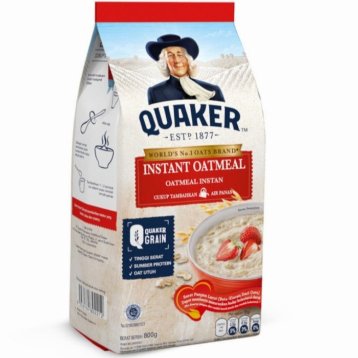 

[Ready Stock]bisa COD quacker oat 1.2kg kemasan baru
