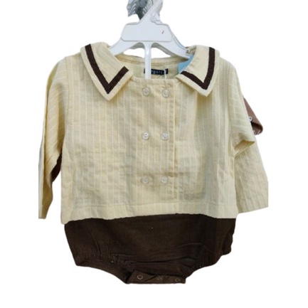 ROMPER BAYI CHARLIE CREAM S-L