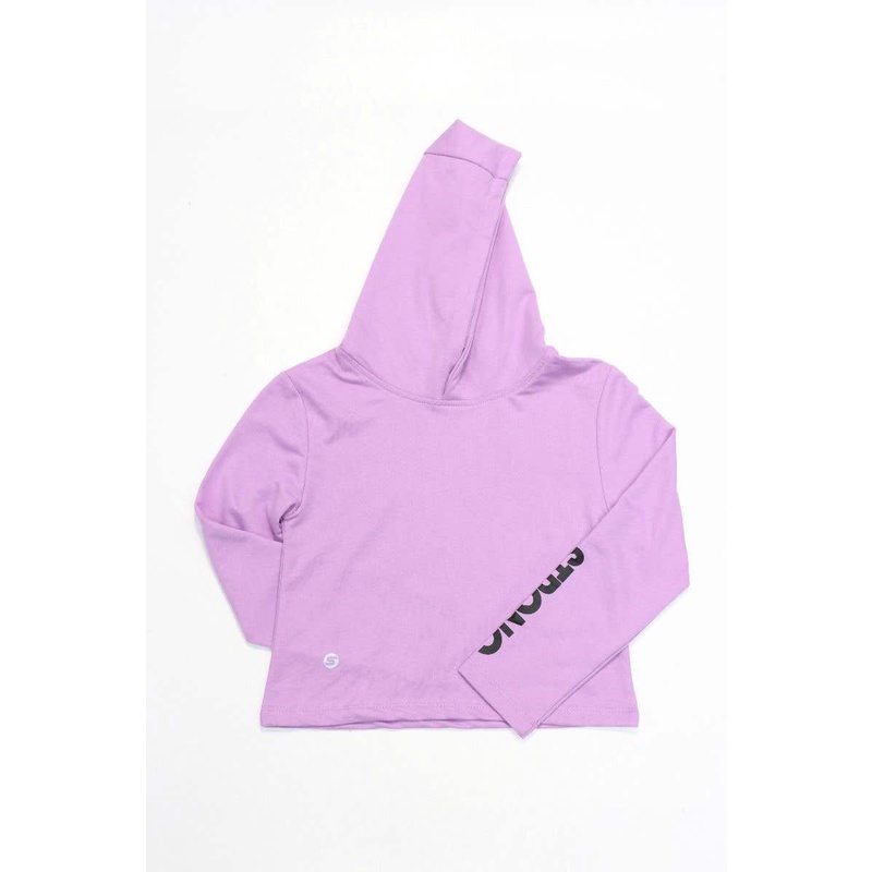 Justice Girls Positive Message on Sleeve Hoodie - Hoodie Sweater Anak Perempuan