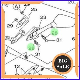 HARGA SATUAN BAUT SPION YAMAHA YZF R25 OLD 2016-2019 1WD. ORI ORIGINAL YAMAHA 91317-06025 1M4R23 per
