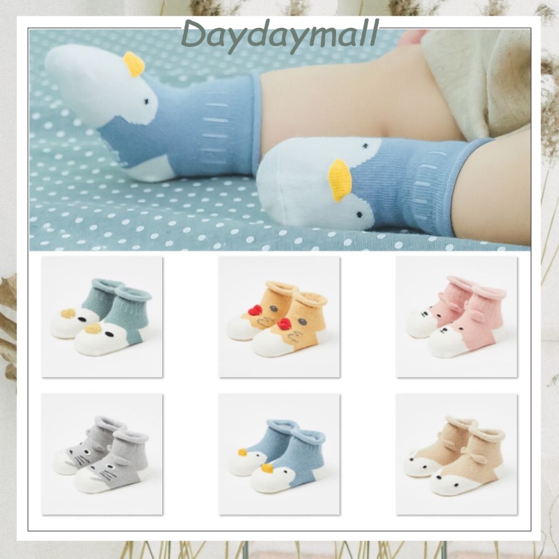 Kaos Kaki Bayi Newborn Model Boneka 3d Lucu Baby Socks Prewalker Anti Slip BB01