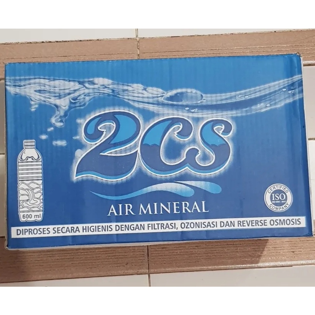 

2 CS Botol 600ml Air Mineral isi 24 BTL (1 Dus)