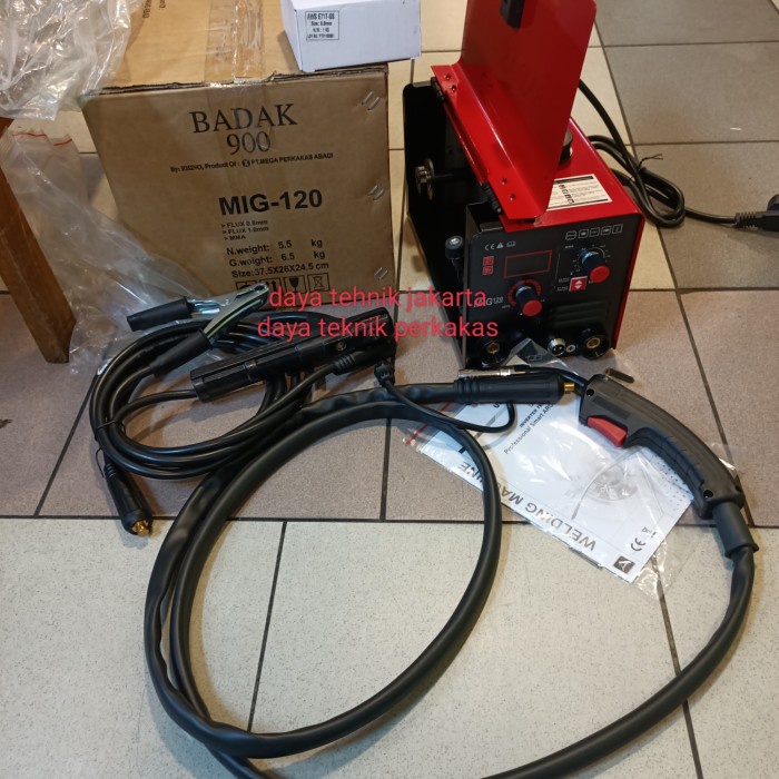 mesin las mig 120 badak / mesin las tanpa gas mig-120 mesin las co2 mt