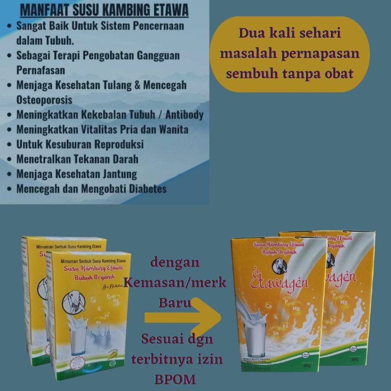 

ETAWAGEN Susu Kambing Etawa Bubuk
