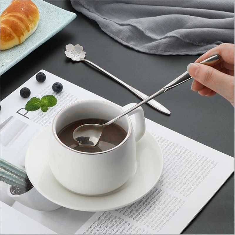 (BISA COD) FTIHSHP BLEXPRET Sendok Teh Gagang Panjang Long Handled Tea Spoon - TC49