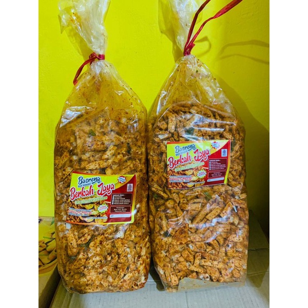 

[ BEST SELLER ] Basreng Daun Jeruk Berkah Jaya Snack 2 KG !!!