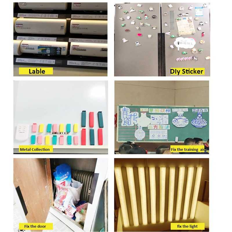 (BISA COD) FTIHSHP NIKTO Lakban Sticker Magnetic Strong Tape Self Adhesive 30MM x 1M - TMK92