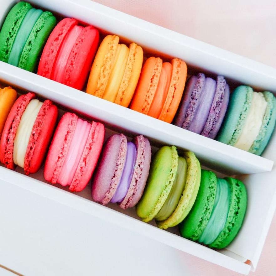 

☏ 10Pcs Reguler Macaron Box ♘