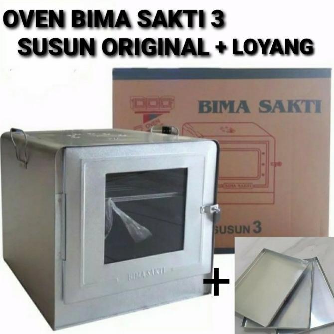 OVEN BIMA SAKTI 3 SUSUN ORIGINAL PAKET LOYANG 3PCS barang sale