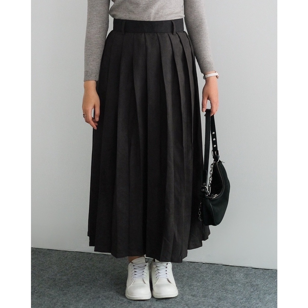 Myrubylicious ELNIA LONGSKIRT | SKIRT | ROK WANITA | ROK SUEDE